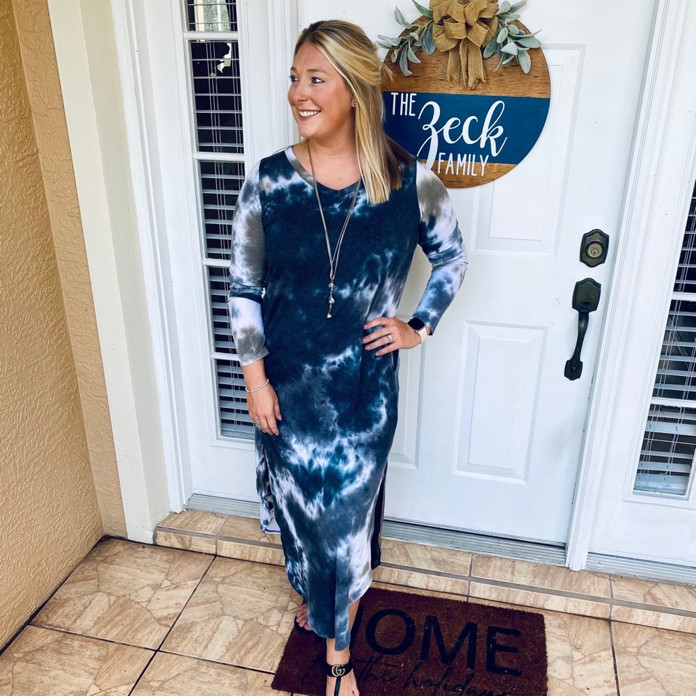 Fall night maxi dress